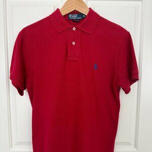 Polo by Ralph Lauren Red Short Sleeve Polo – Custom Fit – Size Small
